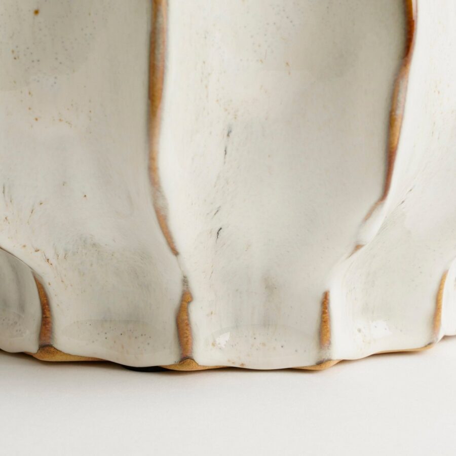 Altea Vaas - H35 x Ø33 cm - Keramiek - Off White - Afbeelding 4