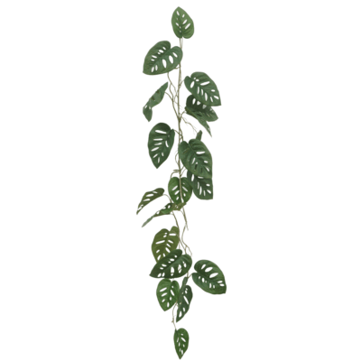 Monstera Monkey Bush Kunstslinger 120cm (Guirlande)