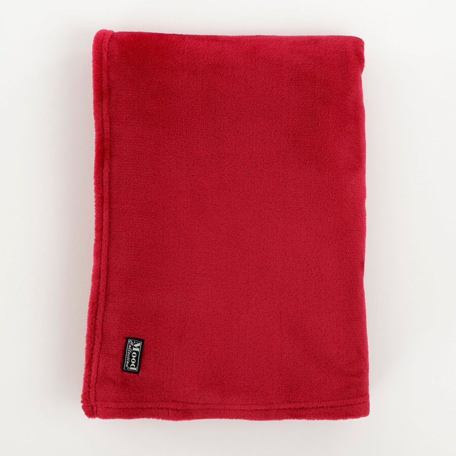 Famke Fleece Plaid - L180 x B130 cm - Rood - Afbeelding 2