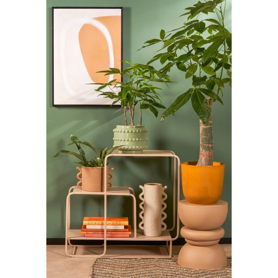 Jules Wandkast - L70 x B30 x H76 cm - Metaal - Lichtbruin - Afbeelding 6