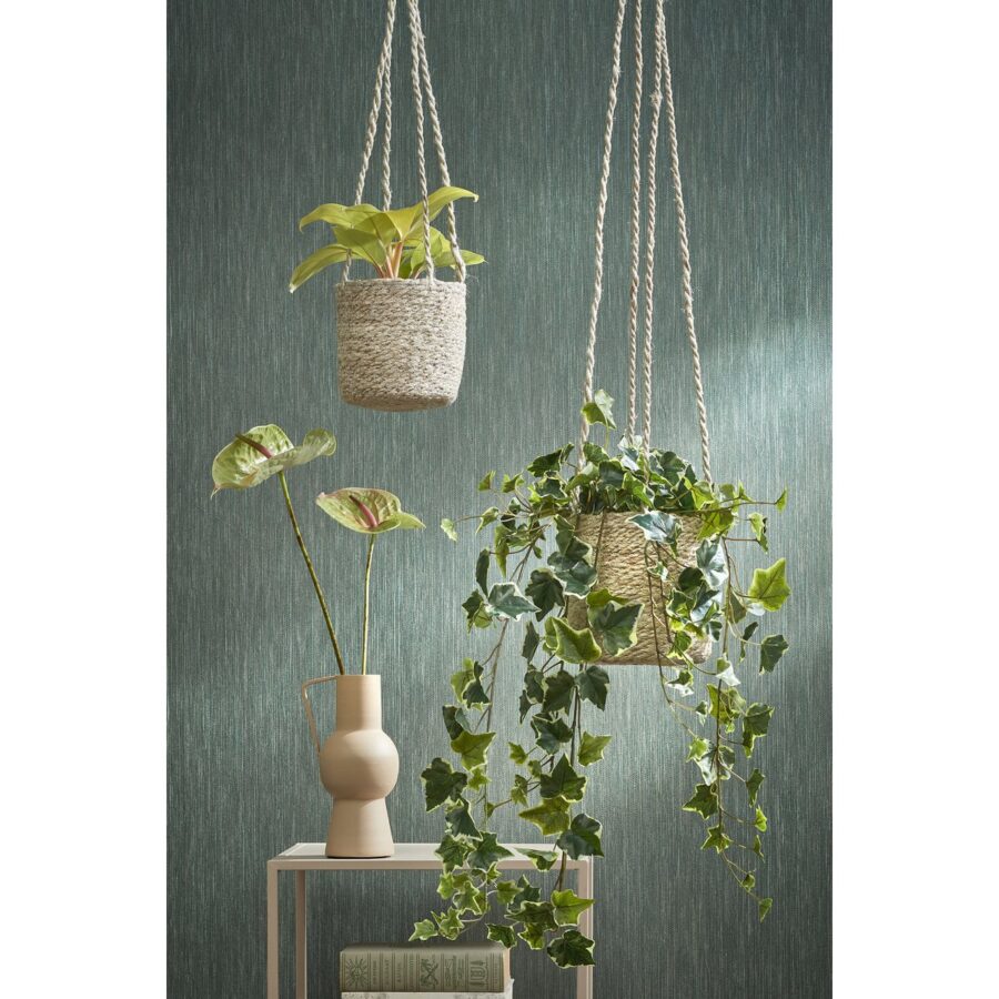 Hedera Kunst Hangplant - H86 cm - Groen Bont - Afbeelding 6