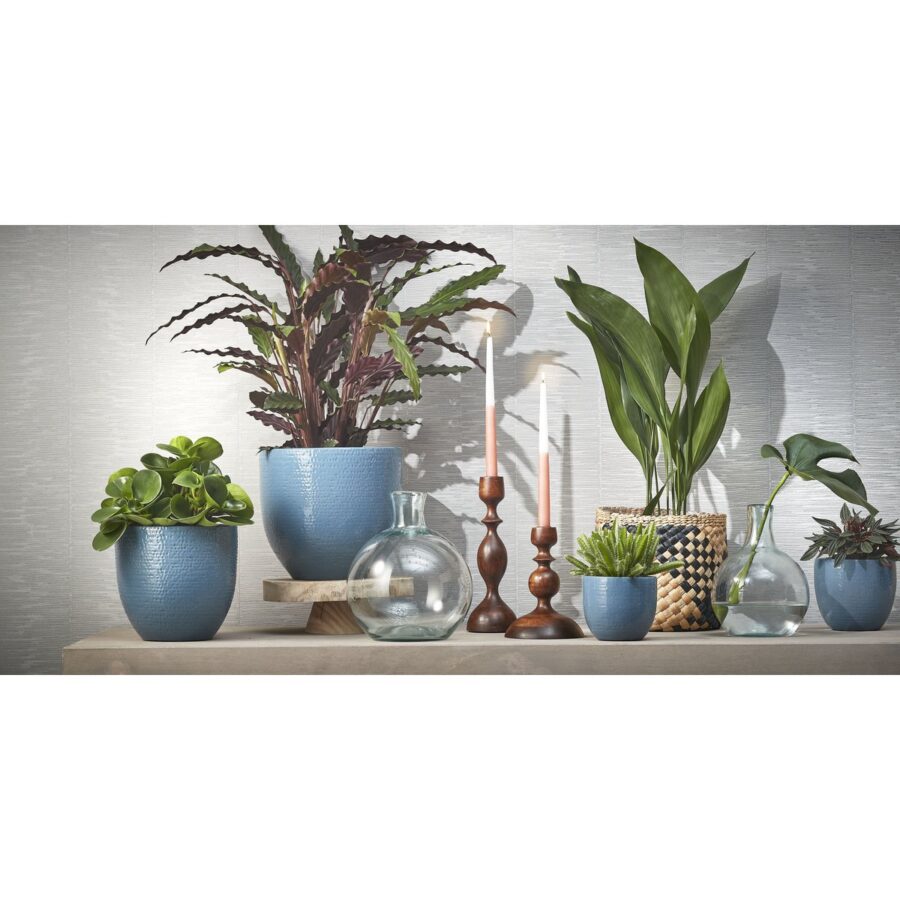 Lilou Vaas - H31 x Ø22 cm - Gerecycled Glas - Transparant - Afbeelding 4