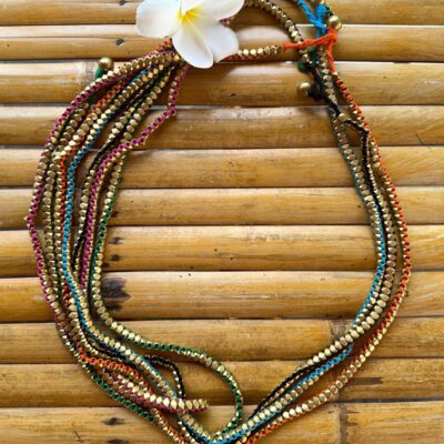 handgemaakte Dokra ketting "Solid Love"