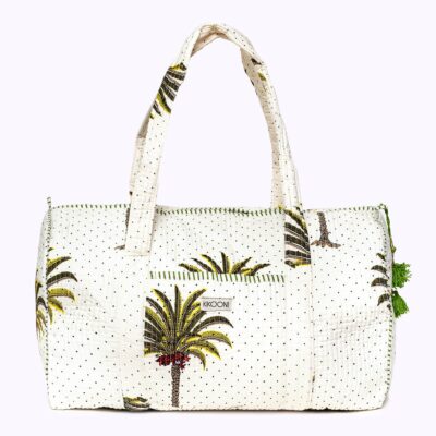 handgemaakte katoenen tas 'Palms'
