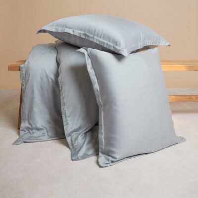 TENCEL™ - Sateen Dekbedovertrek Grijs Blauw