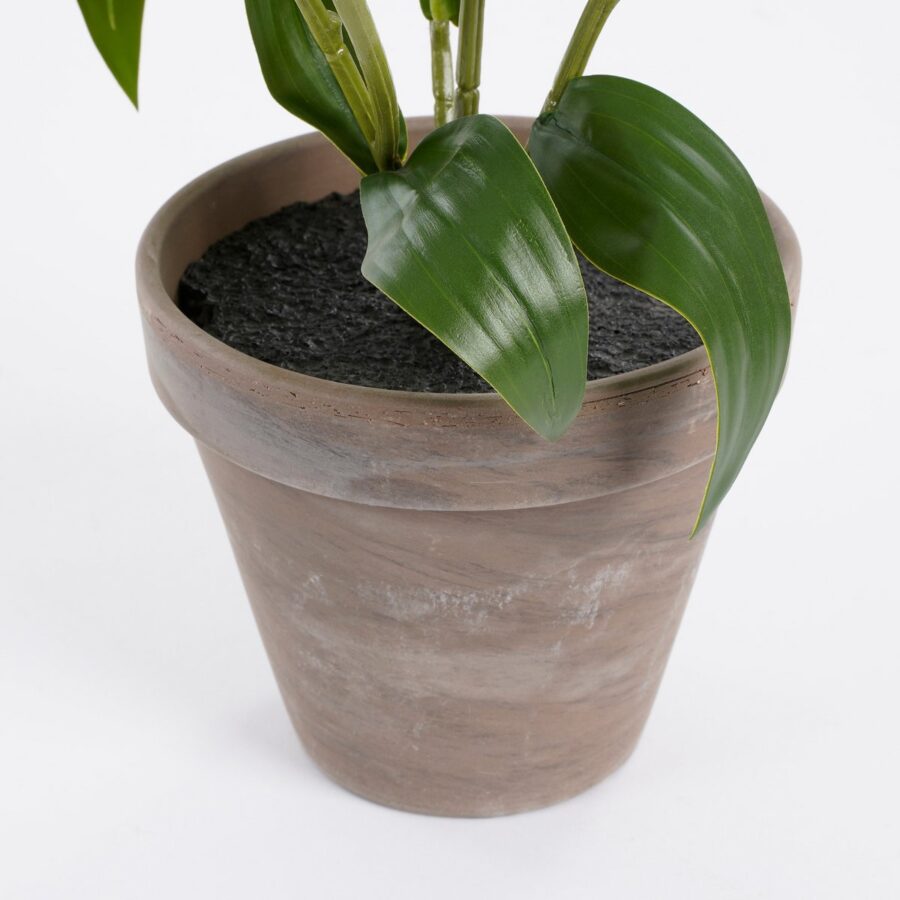 Tijgerlelie Kunstplant in Bloempot Stan - H47 x Ø45 cm - Roze - Afbeelding 4