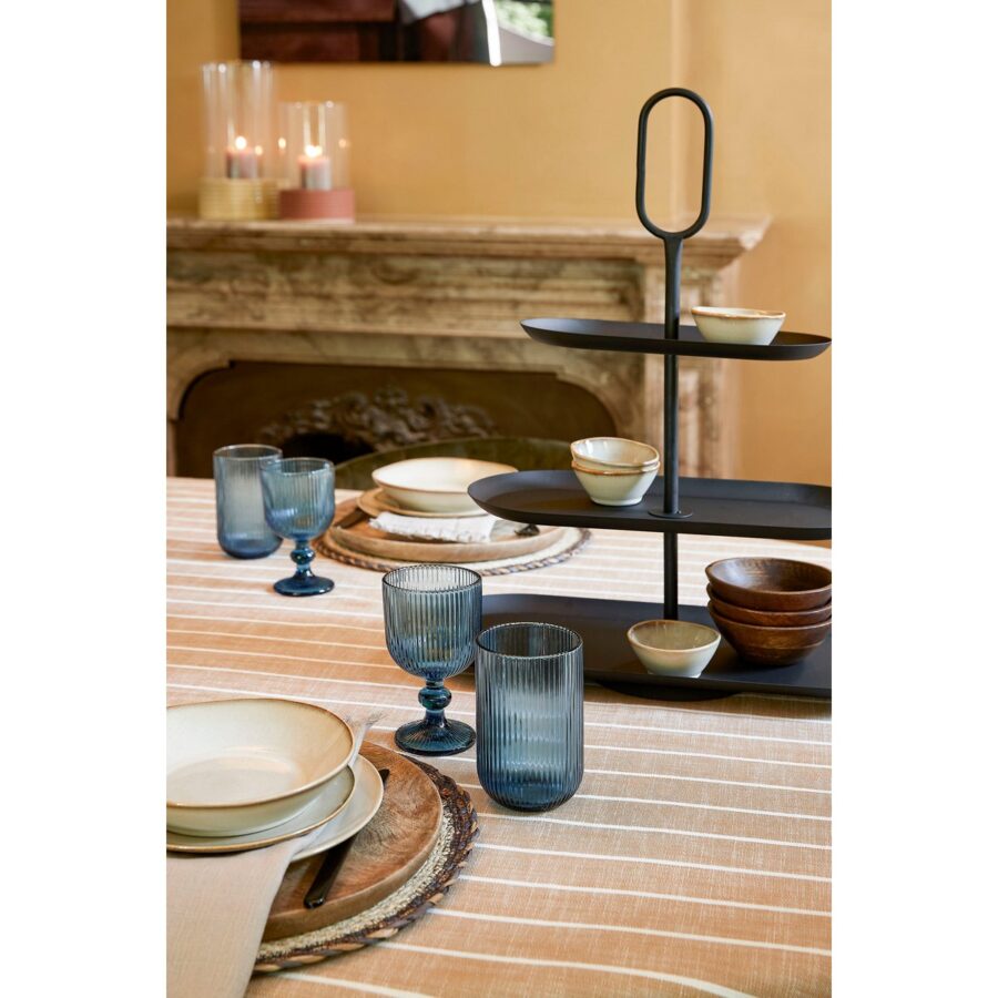 Rama Etagere 3 Laags - L48 x B20 x H55 cm - Metaal - Zwart - Afbeelding 4