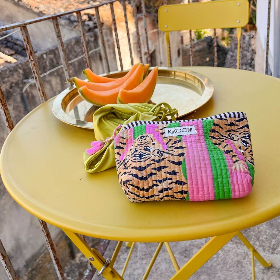 handgemaakt mini tasje 'Poppy Tiger Candy' - Afbeelding 9