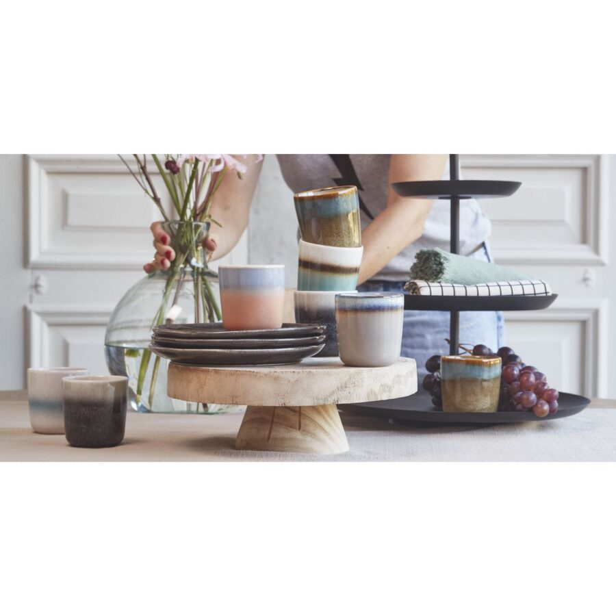 Pia Plantenstandaard - H11 x Ø30 cm - Hout - Lichtbruin - Afbeelding 10