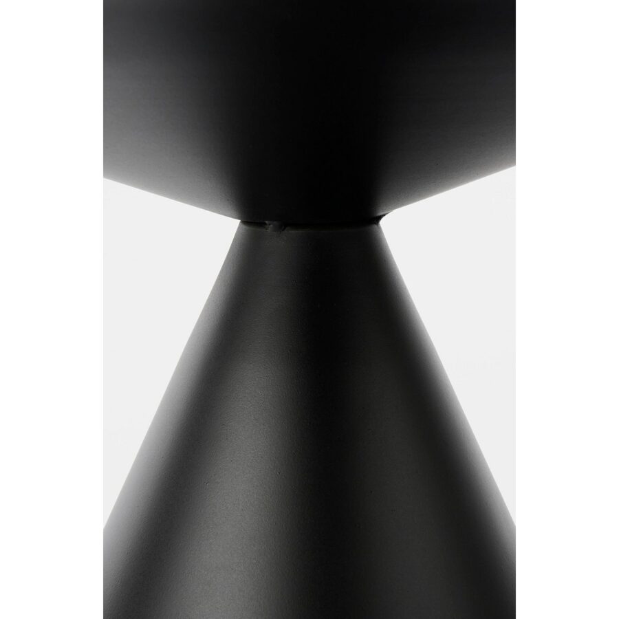 Royale Bijzettafel - H42 x Ø60 cm - Metaal - Zwart - Afbeelding 3