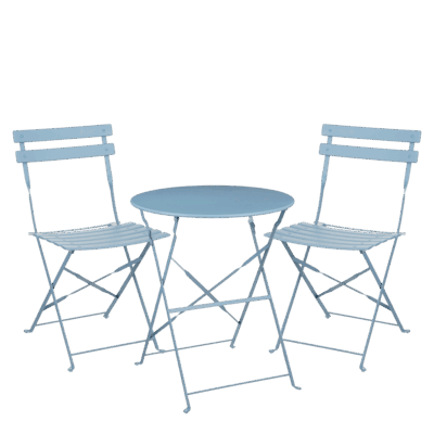Laurence Bistroset - Set van 3 - Metaal - Lichtblauw