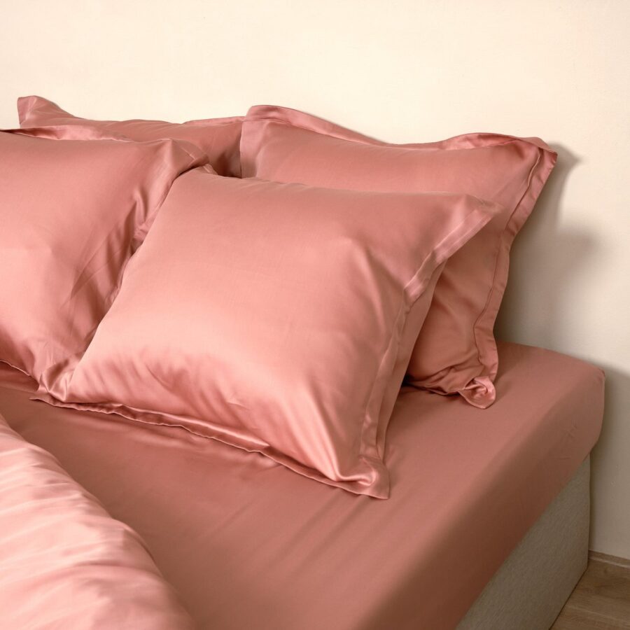 TENCEL™ - Sateen Hoeslaken Terra Roze - Afbeelding 4