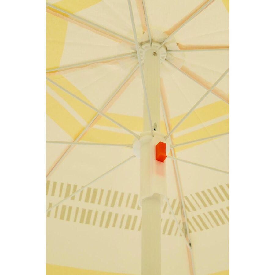 Stripe Strandparasol - H180 x Ø160 cm - Geel - Afbeelding 3