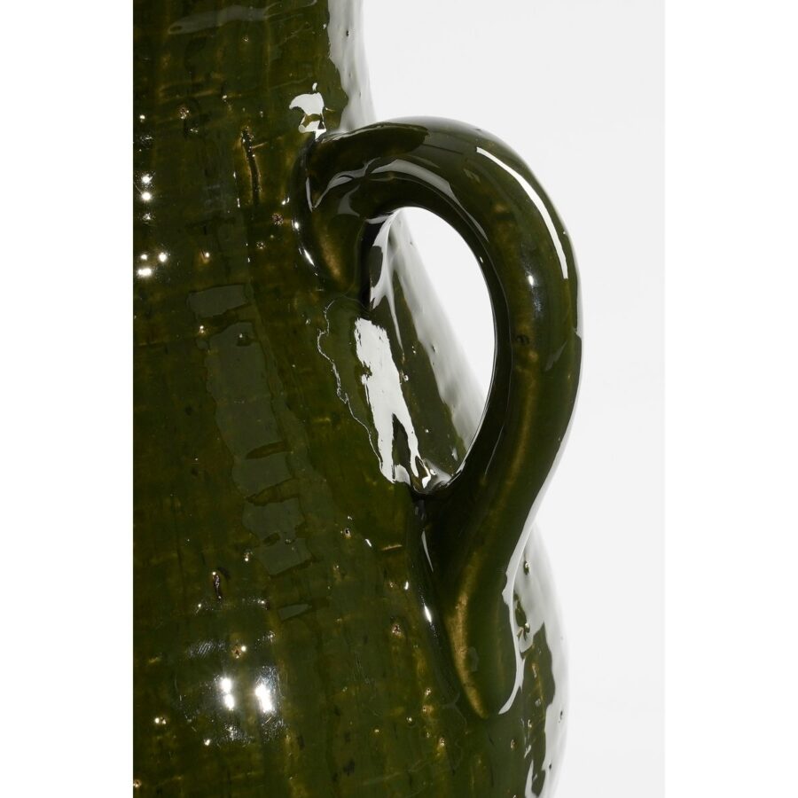 Elena Vaas - L29 x B26 x H39 cm - Keramiek - Groen - Afbeelding 3