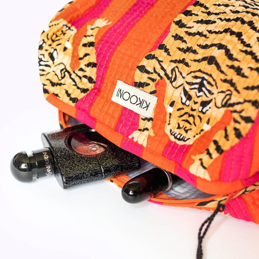 handgemaakte make-uptasje 'Poppy Tiger' - Afbeelding 9
