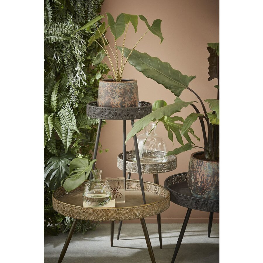 Lagune Salontafel - H46 x Ø70 cm - Metaal - Brons - Afbeelding 7