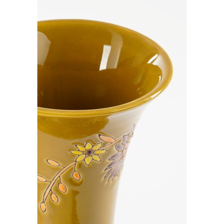 Eloise Vaas - H47 x Ø22 cm - Keramiek - Oker - Afbeelding 2