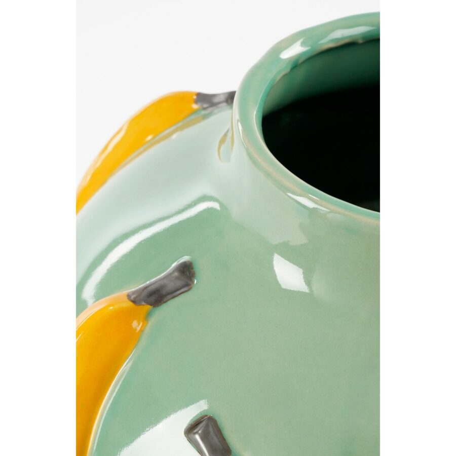 Moza Vaas - H38 x Ø34 cm - Keramiek - Lichtgroen - Afbeelding 2