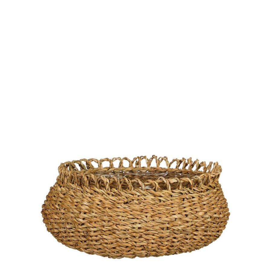 Gourdon Plantenmand - Set van 4 - H17 x Ø31 cm - Bruin - Afbeelding 5