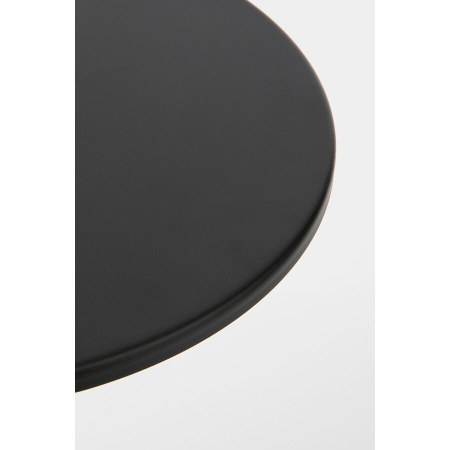 Royale Bijzettafel - H42 x Ø60 cm - Metaal - Zwart - Afbeelding 2