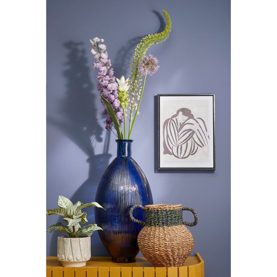 Cambridge Decoratieve Vaas - H28 x Ø25 cm - Zeegras - Groen - Afbeelding 6