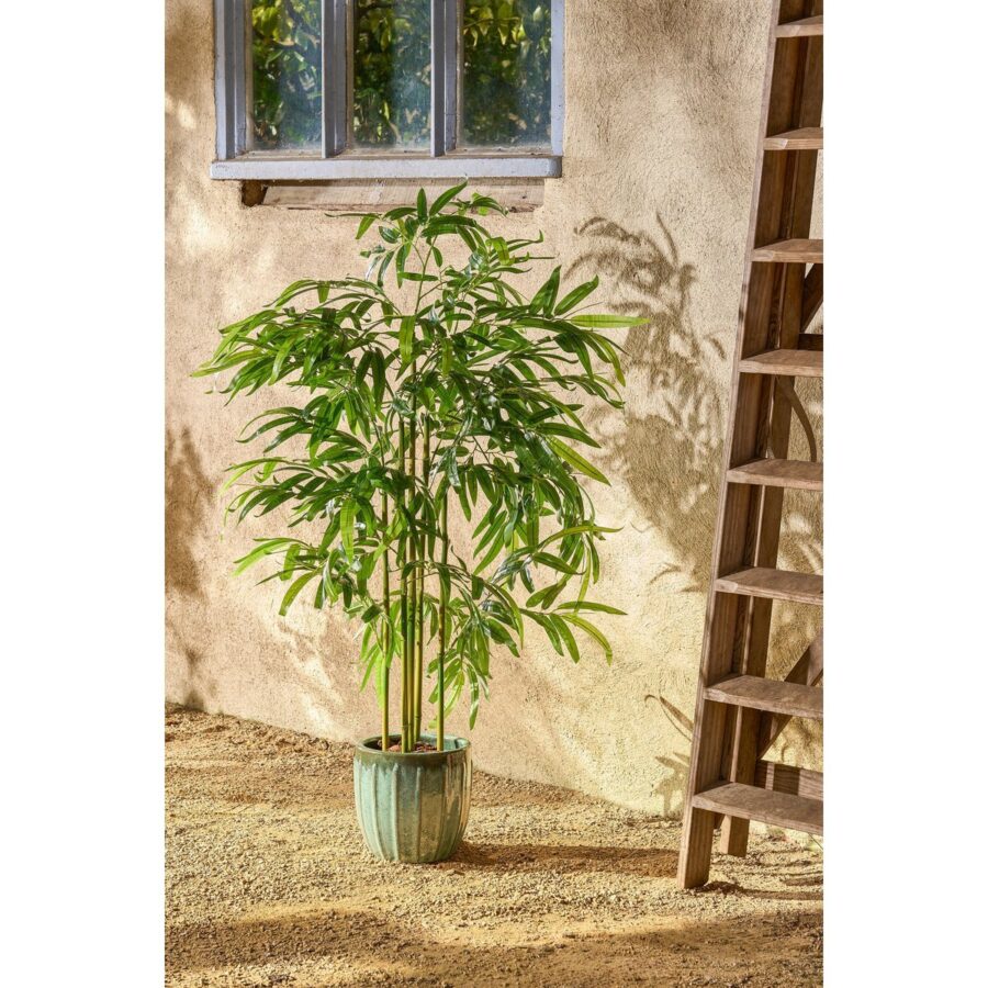 Bamboe Kunstplant in Pot - H150 x Ø60 cm - Groen - Afbeelding 7