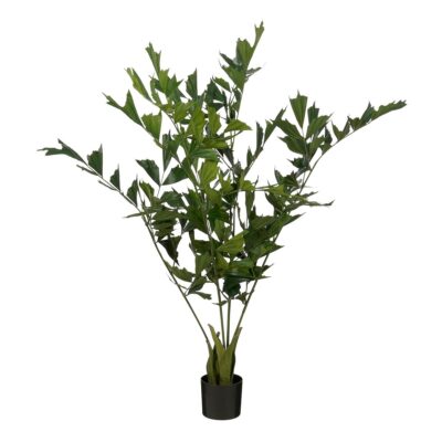 Vissenstaart Palm Kunstplant in Pot - H150 x Ø100 cm - Groen