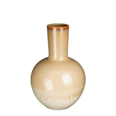 Holm Vaas - H42 x Ø28 cm - Keramiek - Crème
