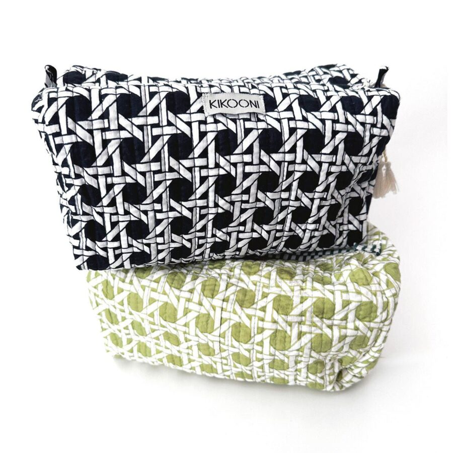 Handgemaakte make-up tas 'de Boom'