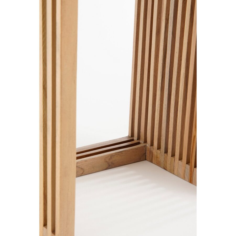Yonker Plantentafel - Set van 2 - L35 x B25 x H80 cm - Gerecycled Hout - Bruin - Afbeelding 4