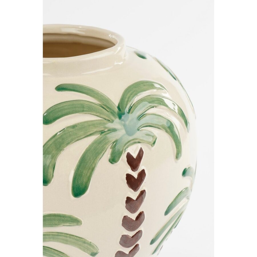 Paradiso Vaas - H32 x Ø26 cm - Keramiek - Off-white - Afbeelding 2