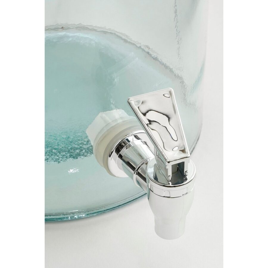 Drankdispenser met Kraantje - 6 liter - Gerecycled glas - Transparant - Afbeelding 3
