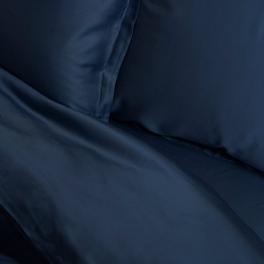 TENCEL™ - Sateen Hoeslaken Donker Blauw - Afbeelding 5