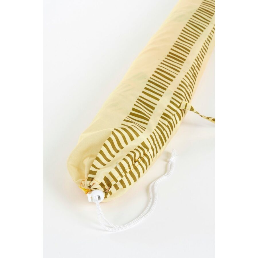 Stripe Strandparasol - H180 x Ø160 cm - Geel - Afbeelding 6