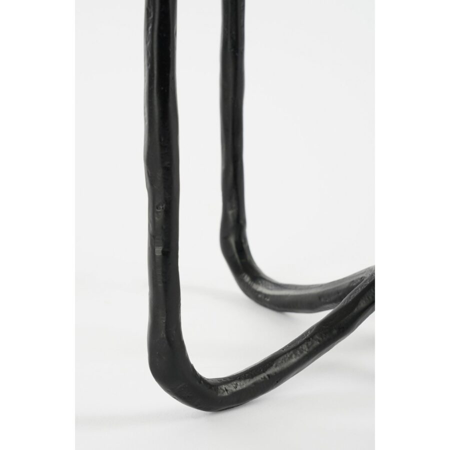 Christy Kandelaar - L23 x B23 x H44 cm - Aluminium - Zwart - Afbeelding 3