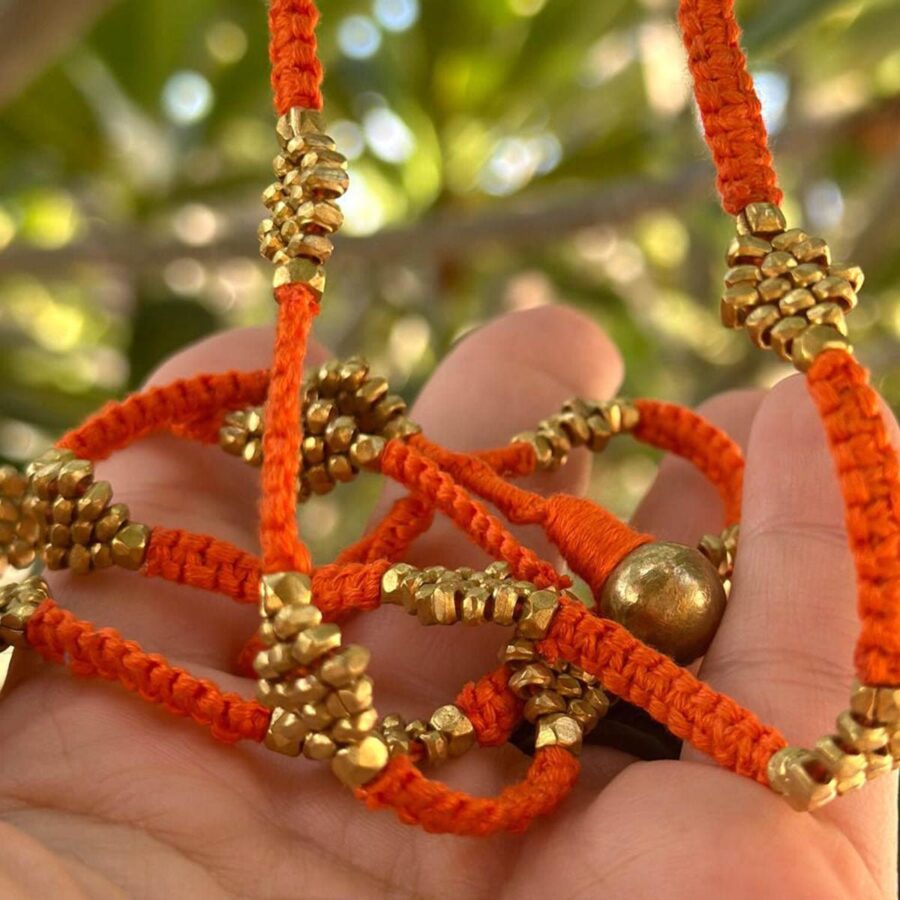 Handgemaakte Dokra ketting Summerlove - Afbeelding 3
