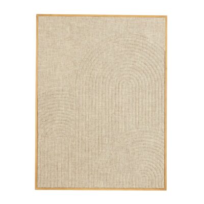 Mista Wanddecoratie - L60 x B3 x H80 cm - 100% FSC - Mdf - Bruin