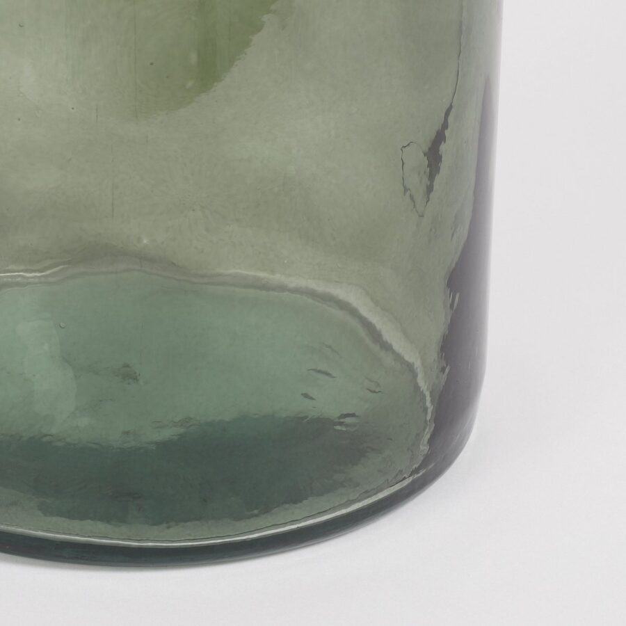 Rioja Fles Vaas - H75 x Ø18 cm - Gerecycled Glas - Groen - Afbeelding 4