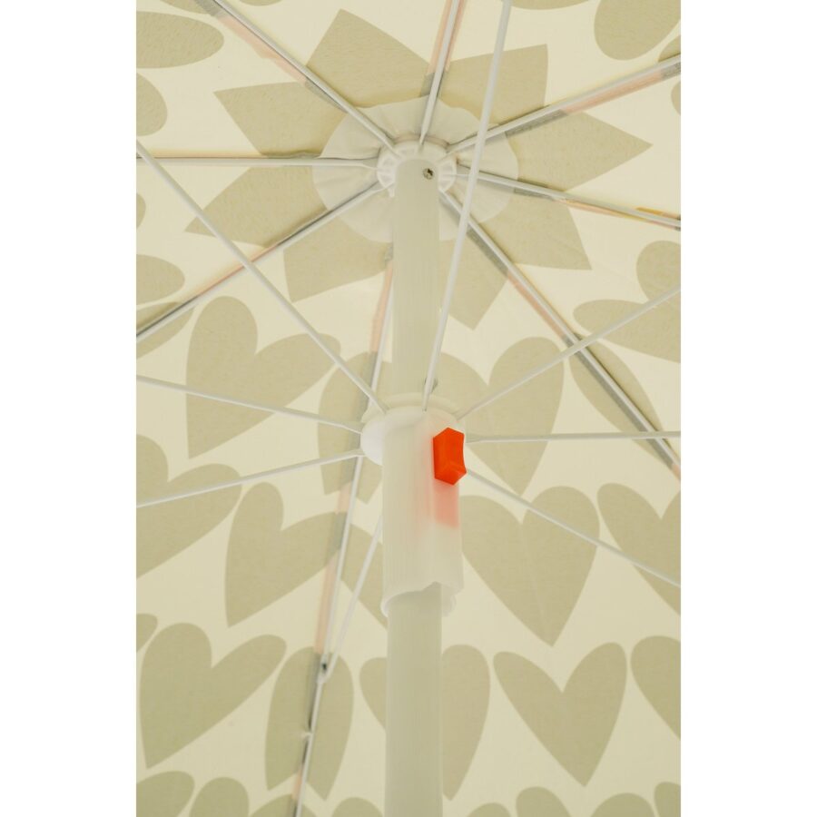 Heart Strandparasol - H180 x Ø160 cm - Bruin - Afbeelding 3