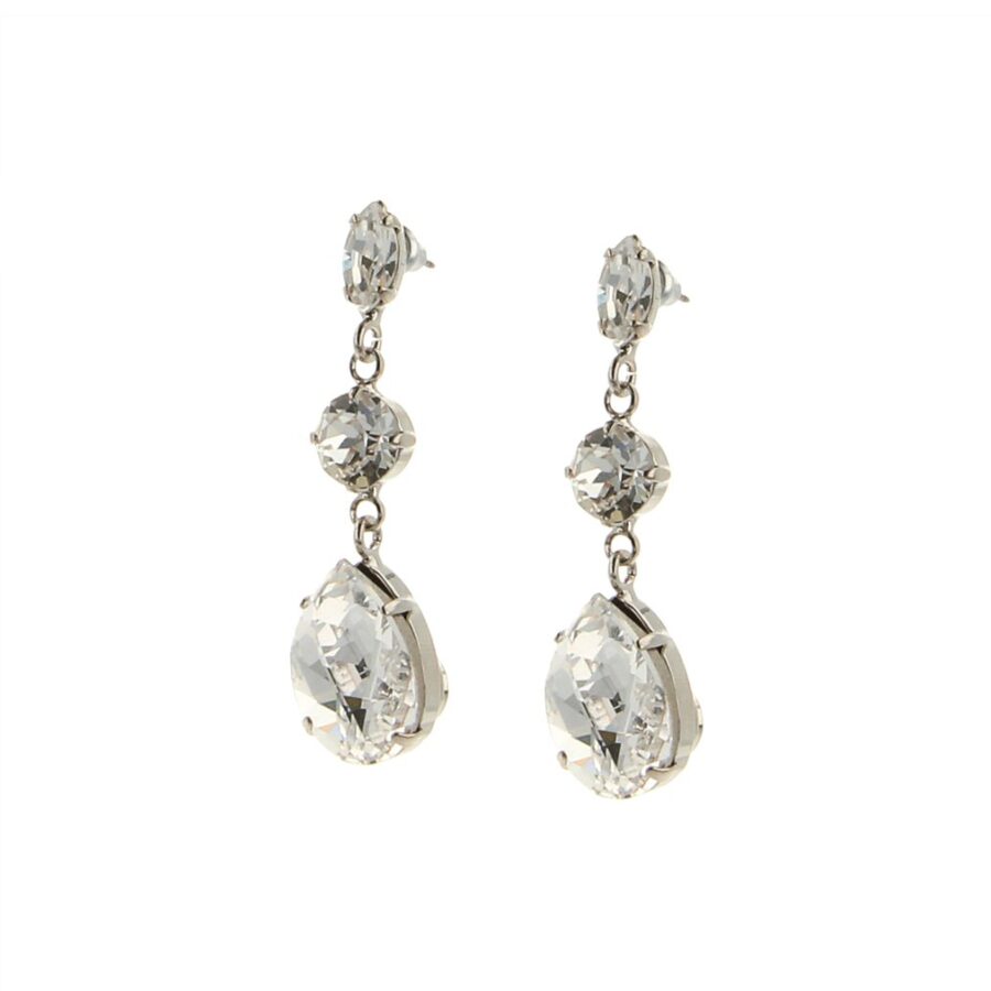 Silver Beetle Drop Earrings - Afbeelding 3