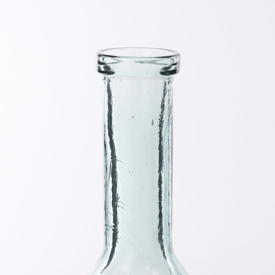 Rioja Fles Vaas - H75 x Ø18 cm - Gerecycled Glas - Transparant - Afbeelding 2