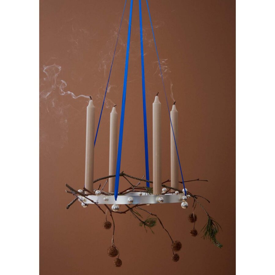 Parel adventskaarsenhouder - Afbeelding 4