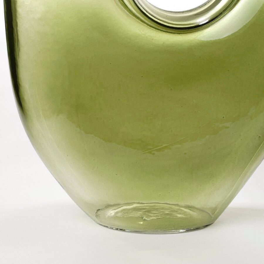 Jay Vaas - L18 x B8 x H23 cm - Glas - Lichtgroen - Afbeelding 4