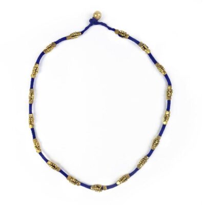 Dokra ketting 'Blauw'