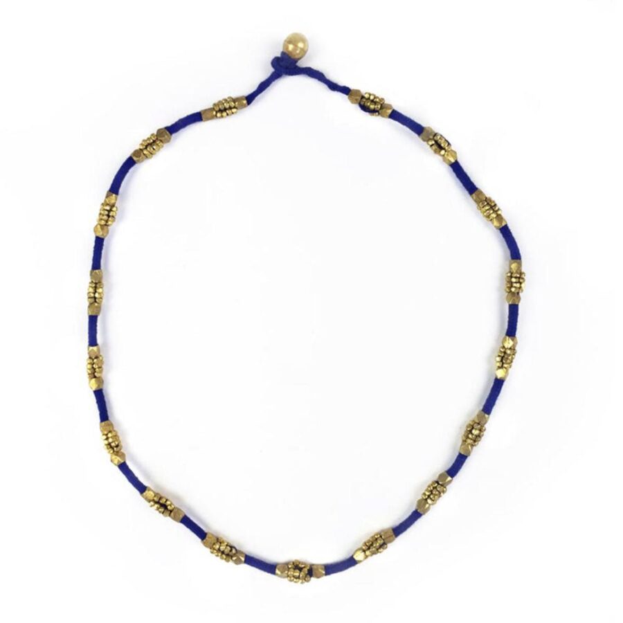 Dokra ketting 'Blauw'