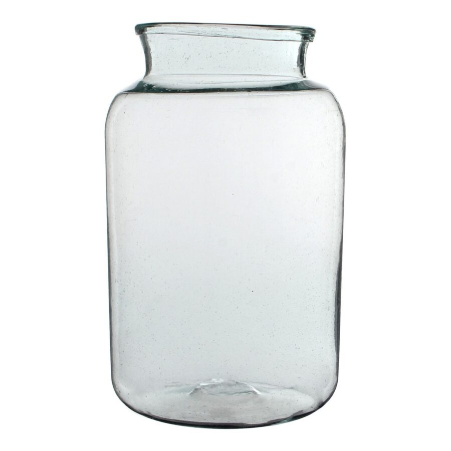 Vienne Vaas - H40 x Ø23 cm - Gerecycled Glas - Transparant