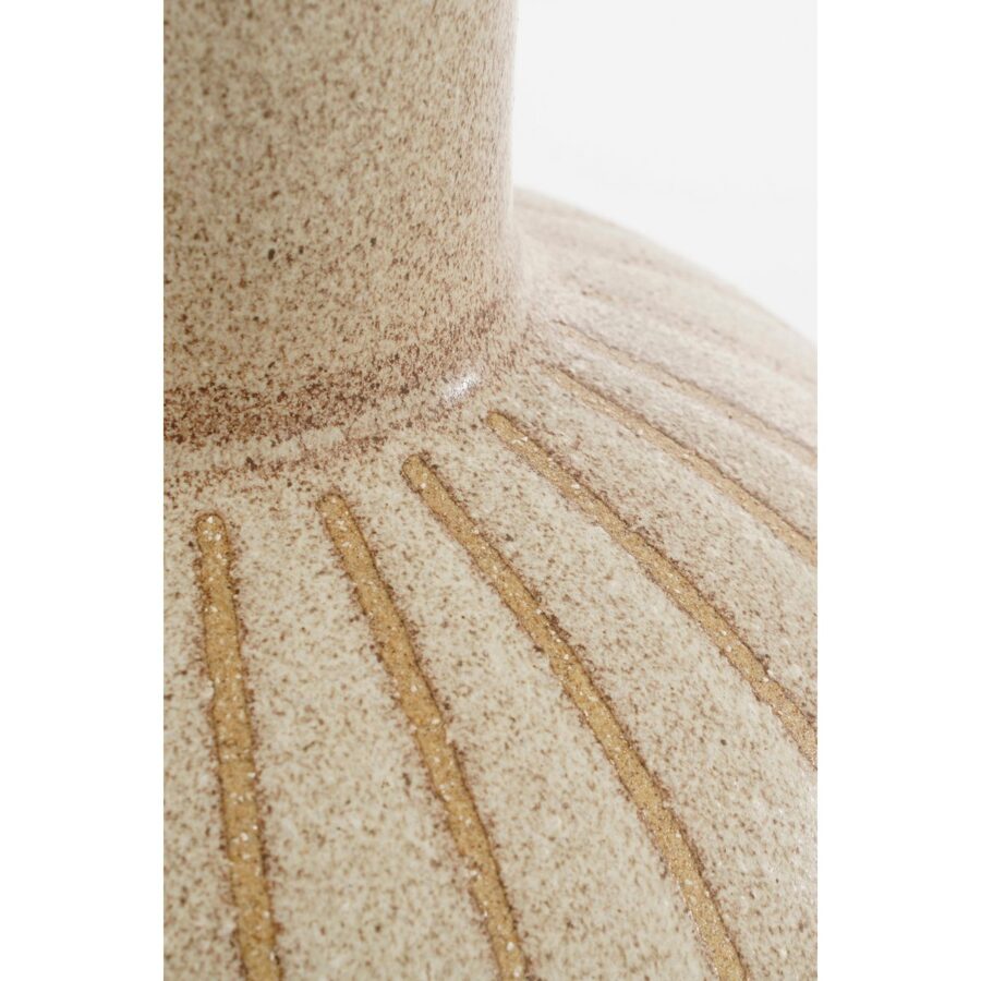 Holm Vaas - H52 x Ø34 cm - Keramiek - Crème - Afbeelding 3