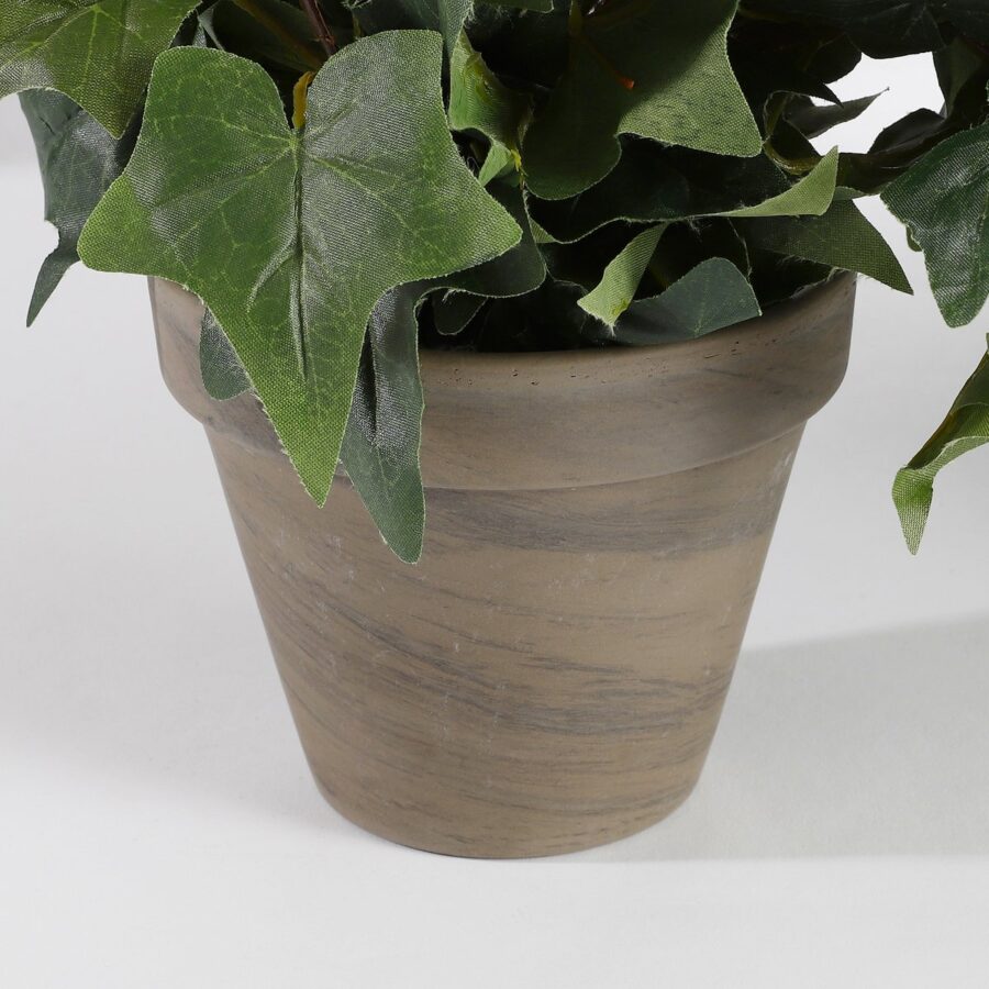 Hedera Kunstplant in Bloempot Stan - H45 x Ø25 cm - Groen - Afbeelding 3