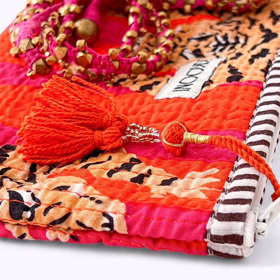 handgemaakte mini tas 'Poppy Tiger' - Afbeelding 11