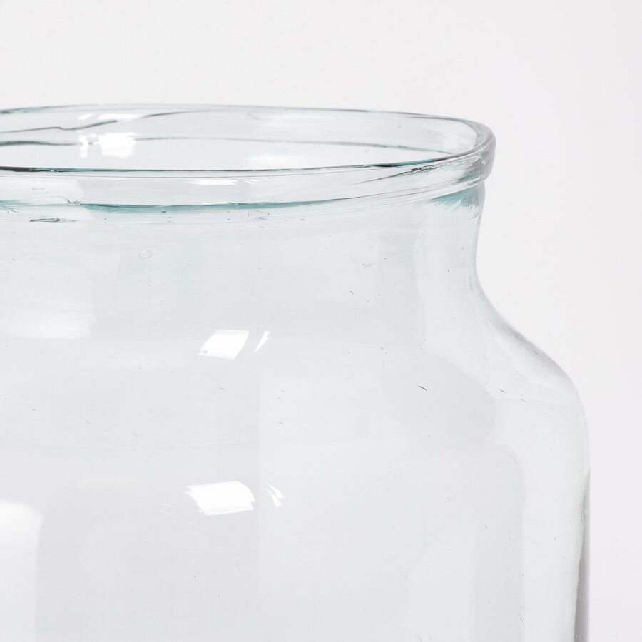 Vienne Vaas - H30 x Ø18 cm - Gerecycled Glas - Transparant - Afbeelding 2